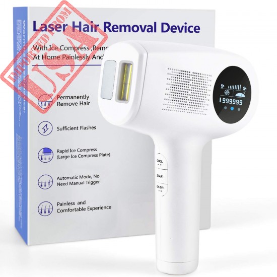 Laser Hair Removal for Women at Home, IPL Permanent Laser Hair Removal for Men, Rapid Ice Compress Painless Hair Removal for Facial, Leg and Whole Body