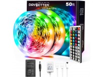 Daybetter 5050 RGB Infrared Remote Control Color Changing 50ft Led Strip Lights