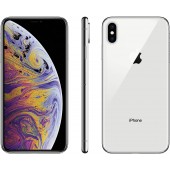 Apple iPhone XS, 64GB, Silver - Fully Unlocked (Renewed Premium)