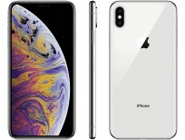 Apple iPhone XS, 64GB, Silver - Fully Unlocked (Renewed Premium)