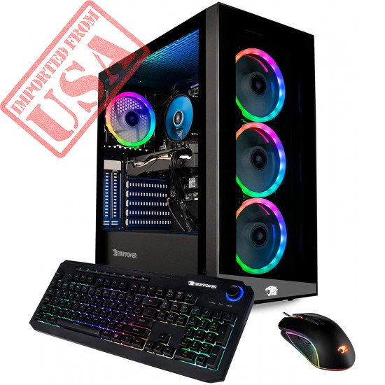 iBUYPOWER Pro Gaming PC Computer Desktop Element MR9700v2 (AMD Ryzen 3 3100 3.6GHz, AMD Radeon RX 570 4GB, 8GB DDR4 RAM, 240GB SSD, 1TB HDD, Wi-Fi Ready, Windows 10 Home)