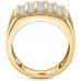 1.50 Ct. Diamond Ring for Men in 10kt Yellow Gold Round Diamond