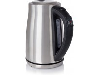 Adagio Teas 010026001 utiliTEA variable-temperature electric kettle, 57 oz, stainless steel, black