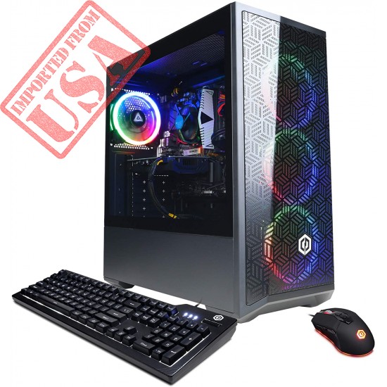 CyberpowerPC Gamer Xtreme VR Gaming PC, Intel i5-10400F 2.9GHz, GeForce GTX 1660 Super 6GB, 8GB DDR4, 500GB NVMe SSD, Wi-Fi Ready & Windows 10 Home (GXiVR8060A10)