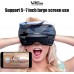 VR Headset Virtual Reality VR 3D Glasses VR Set 3D Virtual Reality Goggles, Controller, Adjustable VR Glasses Support 7 Inches [with Gamepad]