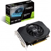 ASUS Phoenix NVIDIA GeForce GTX 1650 OC Edition Gaming Graphics Card (PCIe 3.0, 4GB GDDR6 Memory, HDMI, DisplayPort, DVI-D, 1x 6-pin Power Connector, Axial-tech Fan Design, Dual Ball Fan Bearings)