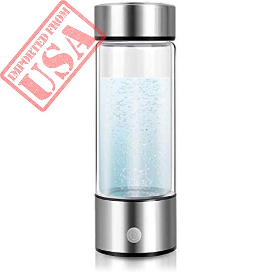 tengertang Hydrogen Rich Health Cup Alkaline Ionizer Generator USB Rechargeable Electrolysis Generator Ionization Bottle Weak Alkaline Cup Anti-Oxidation and Anti-Aging Glass Health Cup