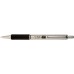 Zebra Pens Fine Point F-402 Ballpoint Stainless Steel Pen, 0.7mm Black Ink, 2 Black Ink Retractable Metal Pens with 2 Black Ink Refills in Pack, 0.7mm Fine Point Pens With .7 mm F402 Zebra Pen Refill.