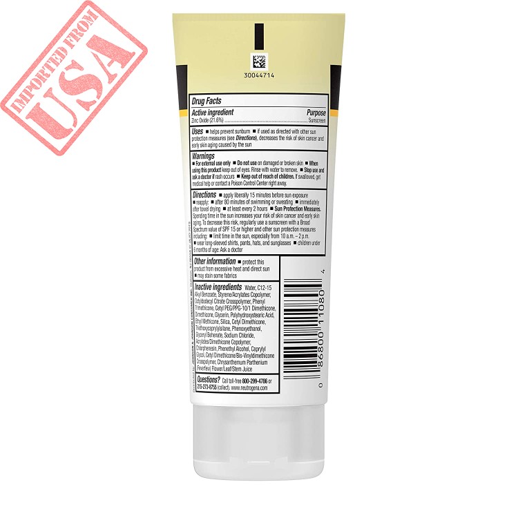 neutrogena sheerzinc oxide mineral sunscreen spf 50