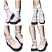 CYNLLIO Platform Pumps Harajuku Mary Jane Shoes Cute Lolita Shoes Heart Strap Shoes Goth Punk Ankle Shoes