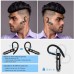 HonShoop Bluetooth Headset， Wireless Bluetooth Earpiece V5.0 Hands-Free Earphones Ultralight Hands Free Business Earphone with Mic for Business/Office/Driving (Black)