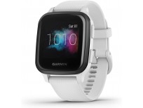 Garmin Venu Sq Music, GPS Smartwatch with Bright Touchscreen Display, Features Music and Up to 6 Days of Battery Life, White and Slate