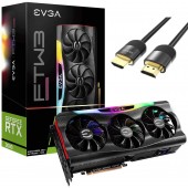 E-V-G-A GeForce RTX 3090 FTW3 Ultra Gaming Graphics Card, 24GB GDDR6X, VR Ready, PCIe 4.0, iCX3 Technology, ARGB LED, Metal Backplate w/ Mytrix HDMI 2.1 Cable (4k@120Hz/8K@60Hz)