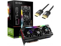 E-V-G-A GeForce RTX 3090 FTW3 Ultra Gaming Graphics Card, 24GB GDDR6X, VR Ready, PCIe 4.0, iCX3 Technology, ARGB LED, Metal Backplate w/ Mytrix HDMI 2.1 Cable (4k@120Hz/8K@60Hz)