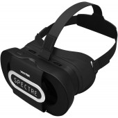 VIOTEK Spectre VR Headset for Smartphones (4.5 to 6 Inches) | Foldable, Lightweight & Comfortable for eLearning, Virtual Tours, at-Home Students | Adjustable IPD & Single Capacitive Button (Black)