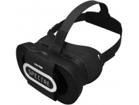 VIOTEK Spectre VR Headset for Smartphones (4.5 to 6 Inches) | Foldable, Lightweight & Comfortable for eLearning, Virtual Tours, at-Home Students | Adjustable IPD & Single Capacitive Button (Black)