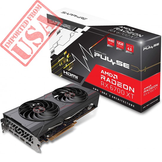 Sapphire Pulse AMD Radeon RX 6700 XT Gaming Graphics Card with 12GB GDDR6, AMD RDNA 2