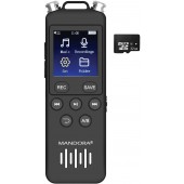 48GB Digital Voice Recorder Spy Voice Activated 1536kbps Secret Voice Recorder Mini Digital Recorder for Lectures, Meetings, Interview USB Charge MP3 Player