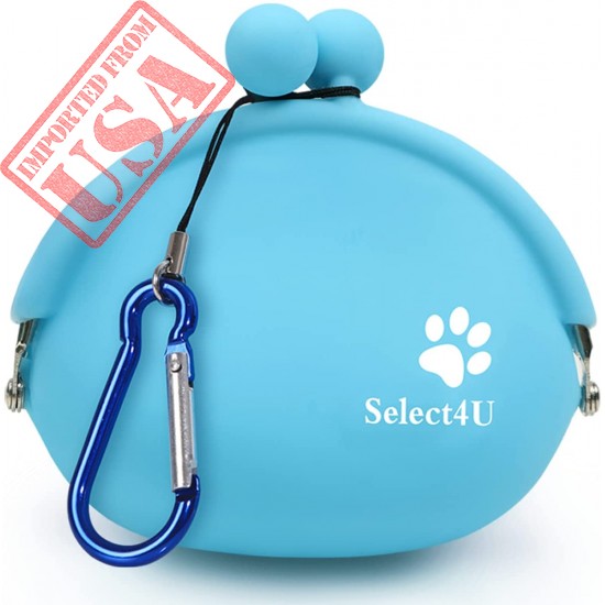 Ordinary Dog Treat Pouch,Silicone Dog Treat Pouch Reusable,Small Dog Snack Pouch Coin Purse Key Case Silicone Coin Pouch