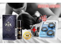 NEW TATAI HOT Men Spray Delay Premature Ejaculation Prolong Sex AID + Penis Ring