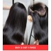 Extra long lace frontal wig, ladies fake scalp Brazil straight 360 lace frontal wig
