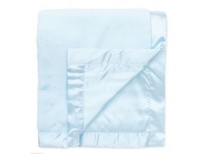 Blue Plush Receiving Blanket