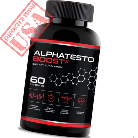 Alpha Testo BoostX High Quality Supplement for Men USA Made Buy online in Pakistan