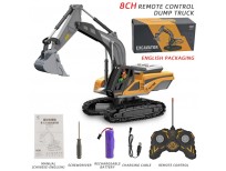 Remote Control Excavator Alloy Components Vehicle Tractor Toy For Boys And Girls
