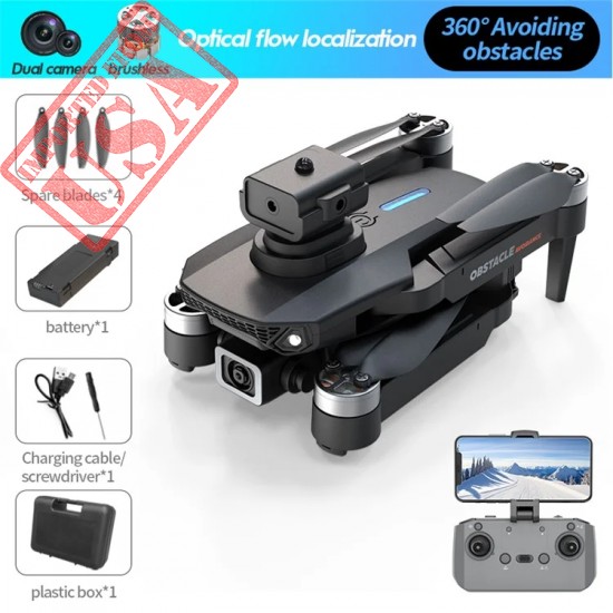 HD Aerial Bump Airplane Obstacle Avoidance Optical Flow Positioning RC Drone