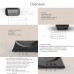 Mobile Phone Holder 10W Wireless Charger Rechargeable FM Radio Bluetooth Speaker with Digital Alarm Clock 