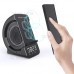 Mobile Phone Holder 10W Wireless Charger Rechargeable FM Radio Bluetooth Speaker with Digital Alarm Clock 
